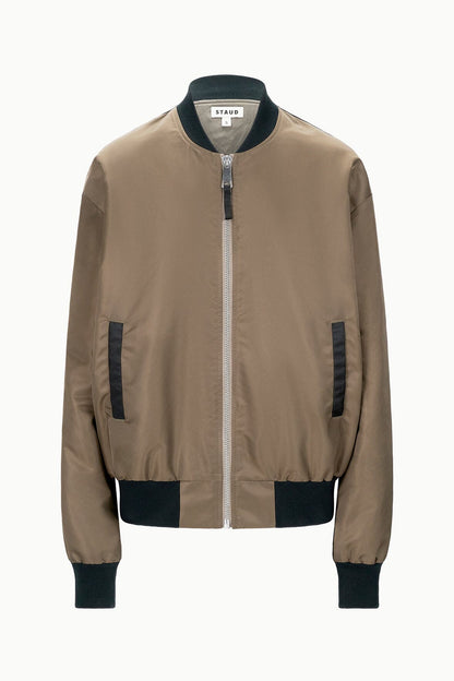 Athena Jacket Truffle | STAUD Featured