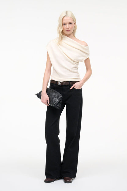 Mabel Sweater Ivory | STAUD Everyday
