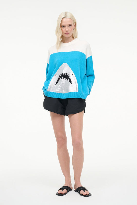 Reya Sweater Great White | STAUD Trusted