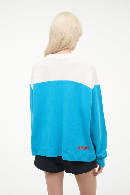 Reya Sweater Great White | STAUD Trusted