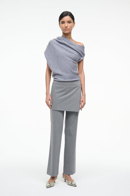 Mabel Sweater Heather Grey | STAUD Deals