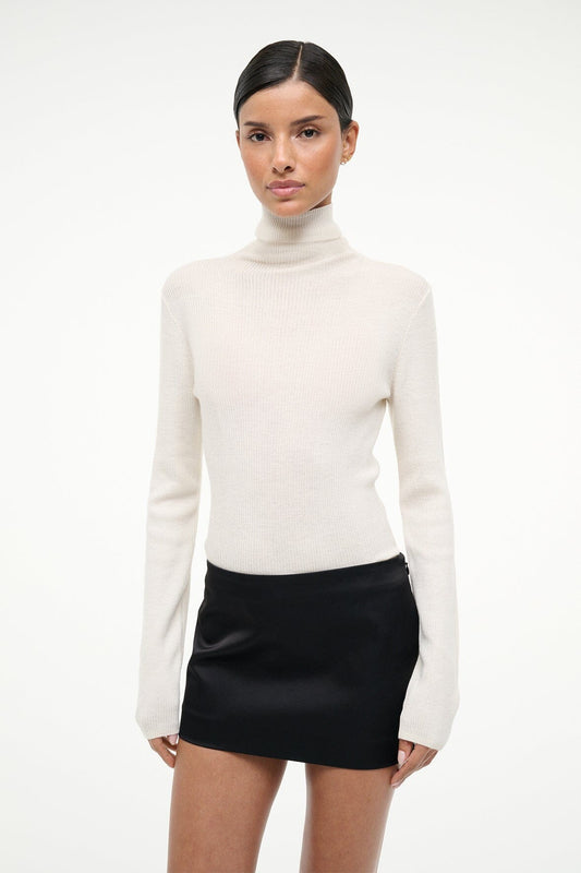 Toni Superfinecashmere Sweater Ivory | STAUD Sale