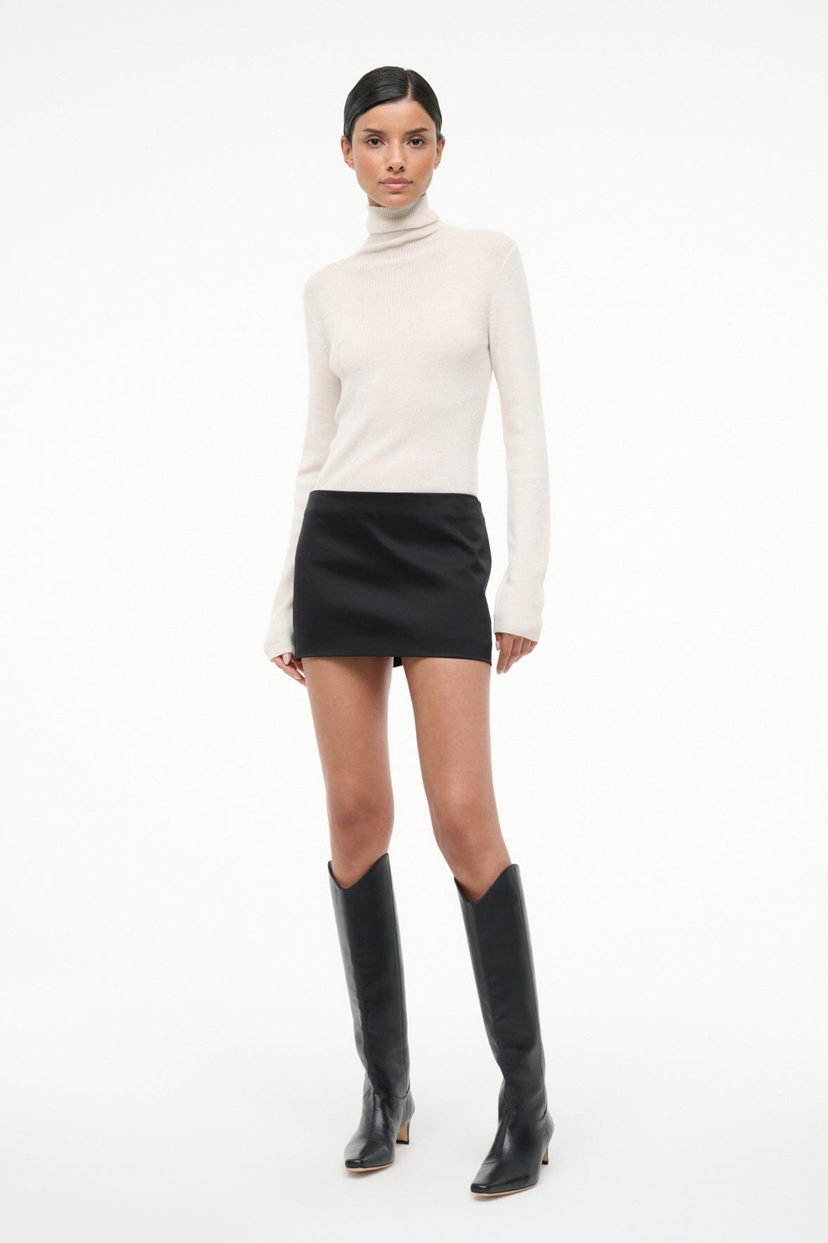Toni Superfinecashmere Sweater Ivory | STAUD Sale