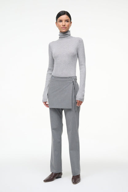 Toni Superfinecashmere Sweater Ash Grey | STAUD Great Value