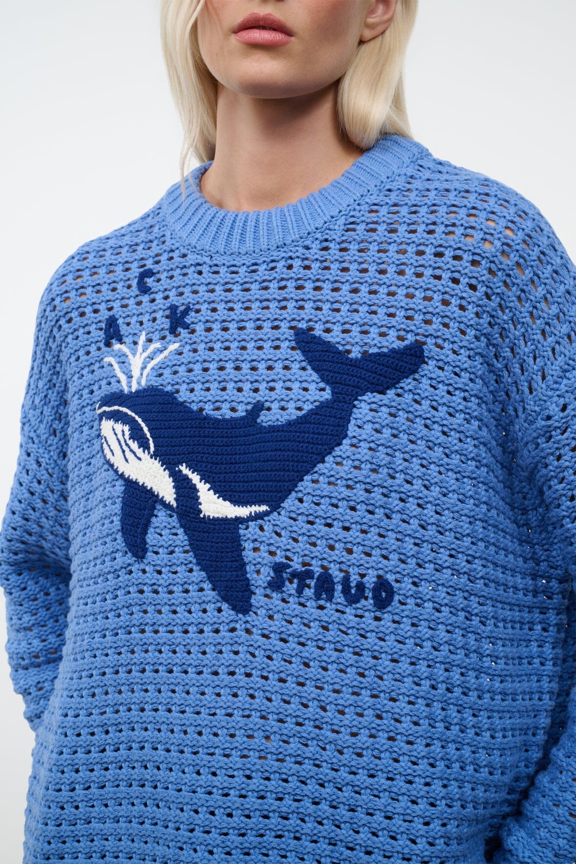 Giada Sweater Nantucket Whale | STAUD Featured