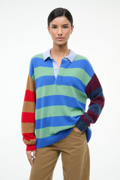 Michael Cashmere Sweater Multi Stripe | STAUD Latest