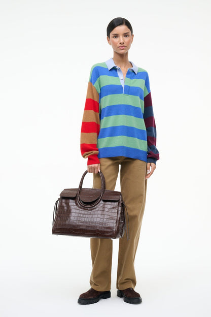 Michael Cashmere Sweater Multi Stripe | STAUD Latest
