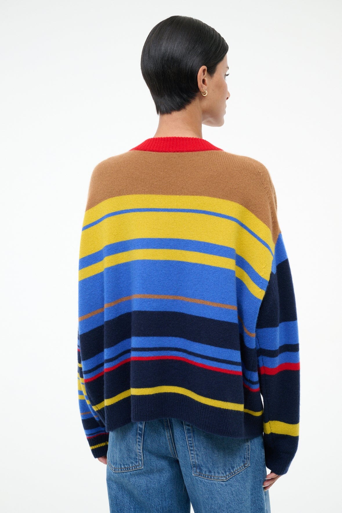 Serrano Cashmere Relaxed Crew Analog | STAUD Customer Favorite