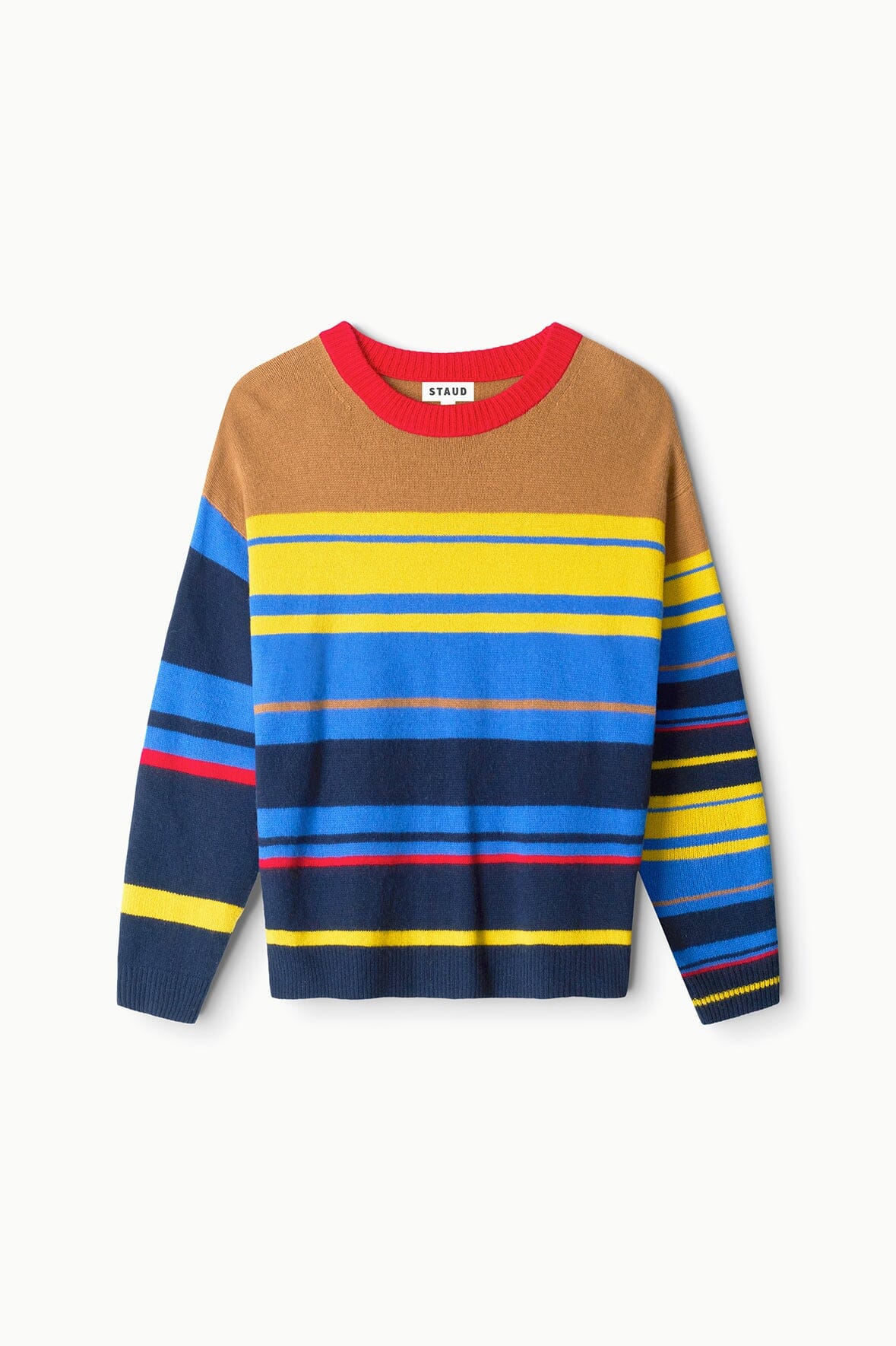 Serrano Cashmere Relaxed Crew Analog | STAUD Customer Favorite