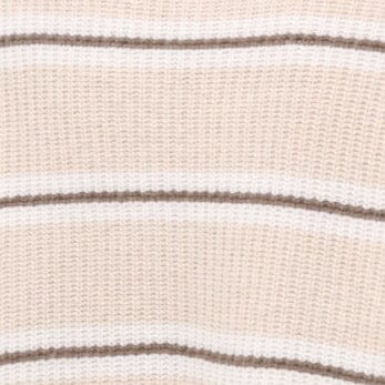 Cashmere Cropped Hampton Sweater Whisper Stripe | STAUD Sale