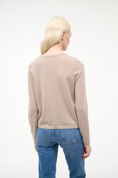 Midnight Cashmere Cardigan Stone | STAUD Best Seller