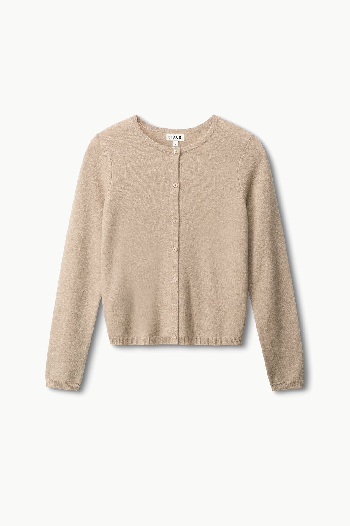 Midnight Cashmere Cardigan Stone | STAUD Best Seller
