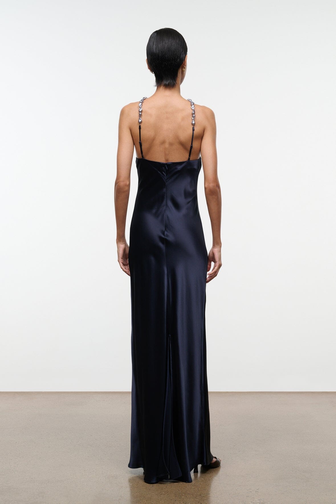 Cadence Dress Navy 1 | STAUD Featured
