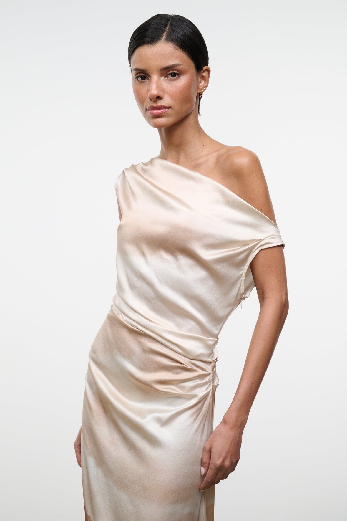 Phare Silk Maxi Dress Cliffside | STAUD Top Pick