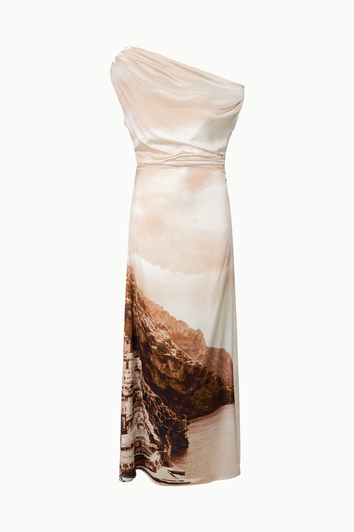 Phare Silk Maxi Dress Cliffside | STAUD Top Pick