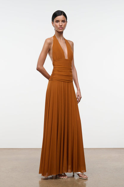 Alessandra Dress Cocoa Butter | STAUD Deals