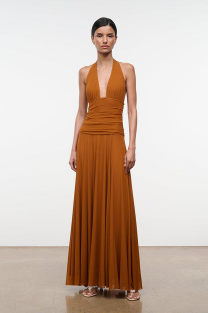 Alessandra Dress Cocoa Butter | STAUD Deals