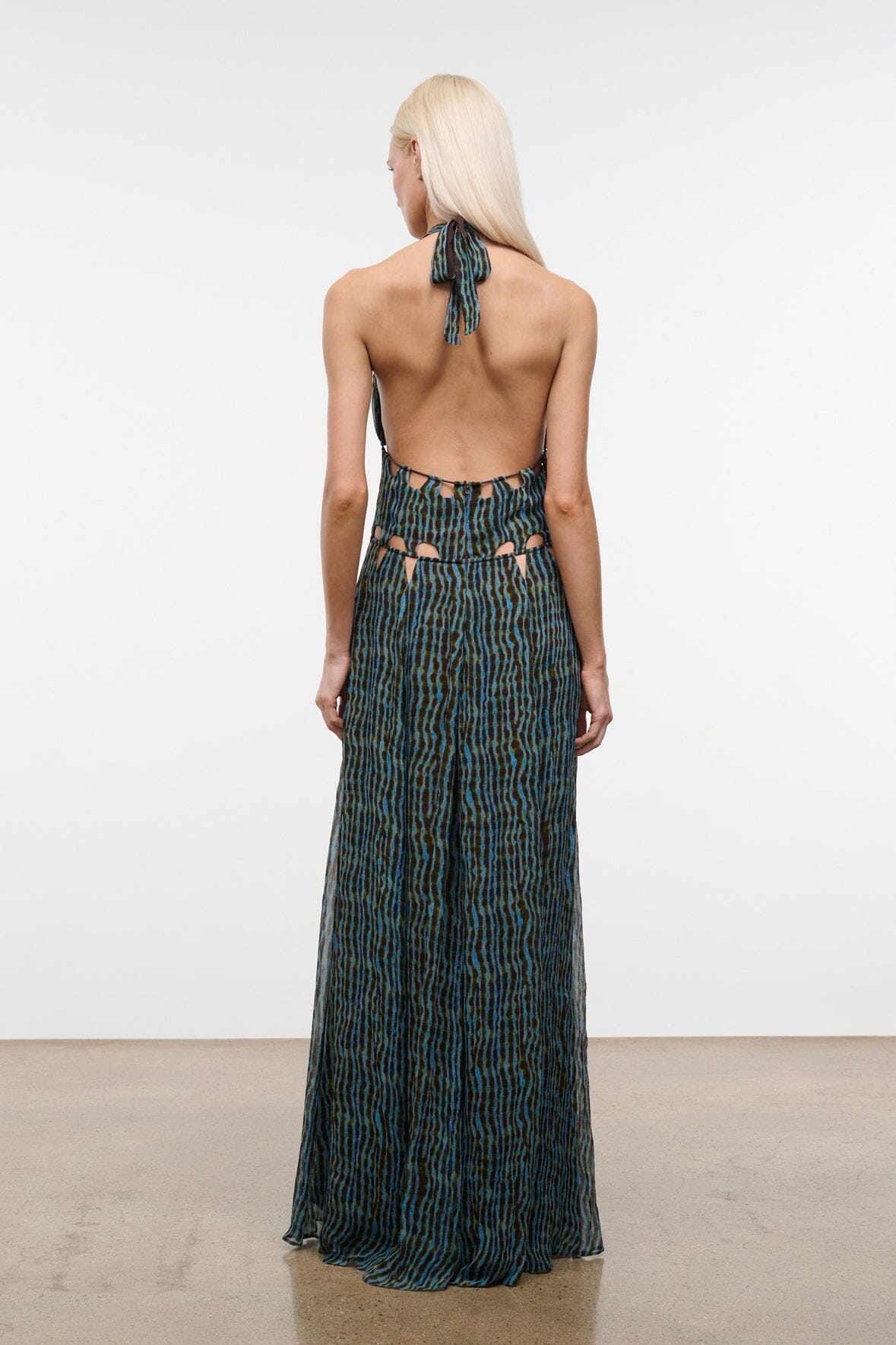 Zaria Dress Tidal Shell | STAUD Classic