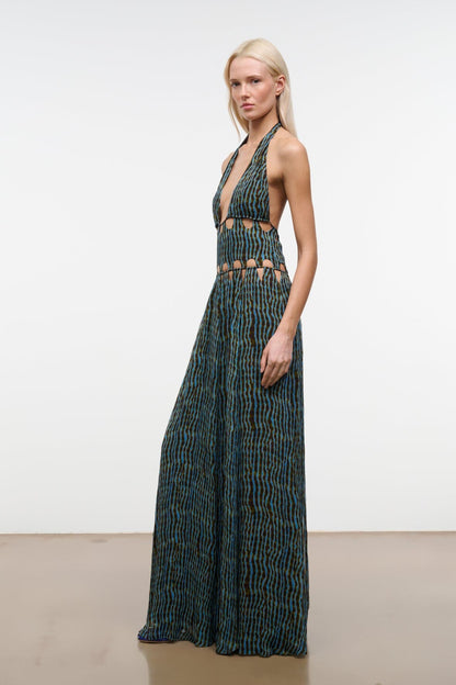 Zaria Dress Tidal Shell | STAUD Classic