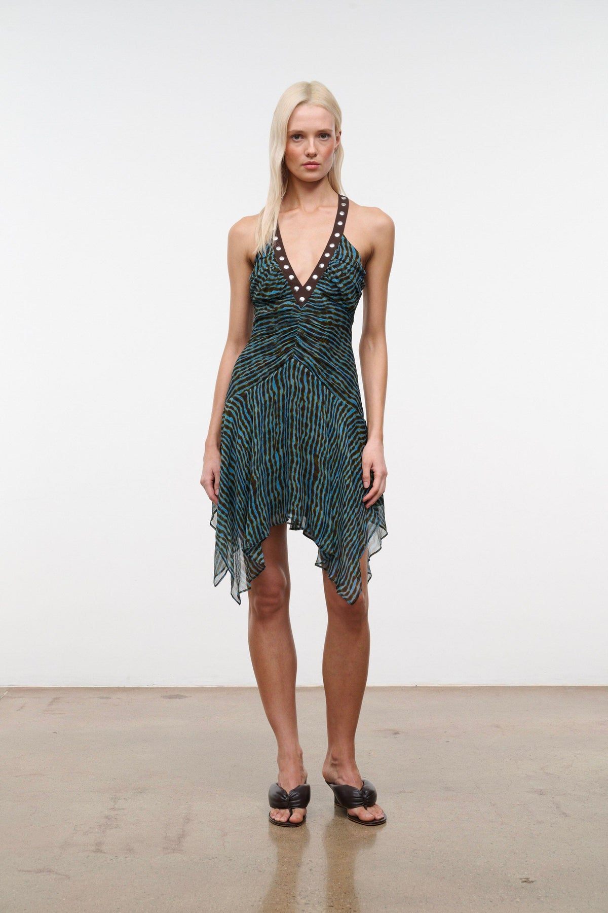 Olympia Dress Tidal Shell | STAUD Best Seller