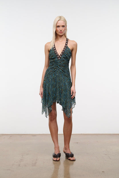 Olympia Dress Tidal Shell | STAUD Best Seller