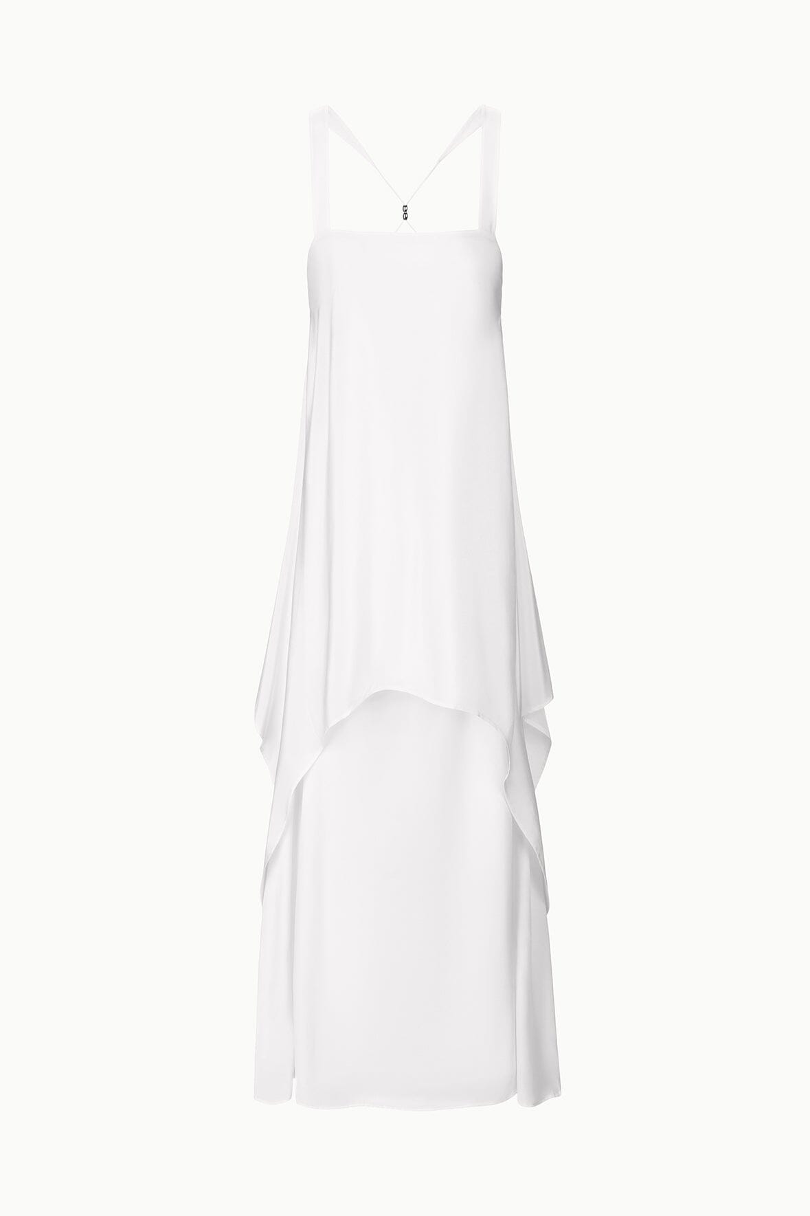 Kira Silk Dress Ivory | STAUD Discount