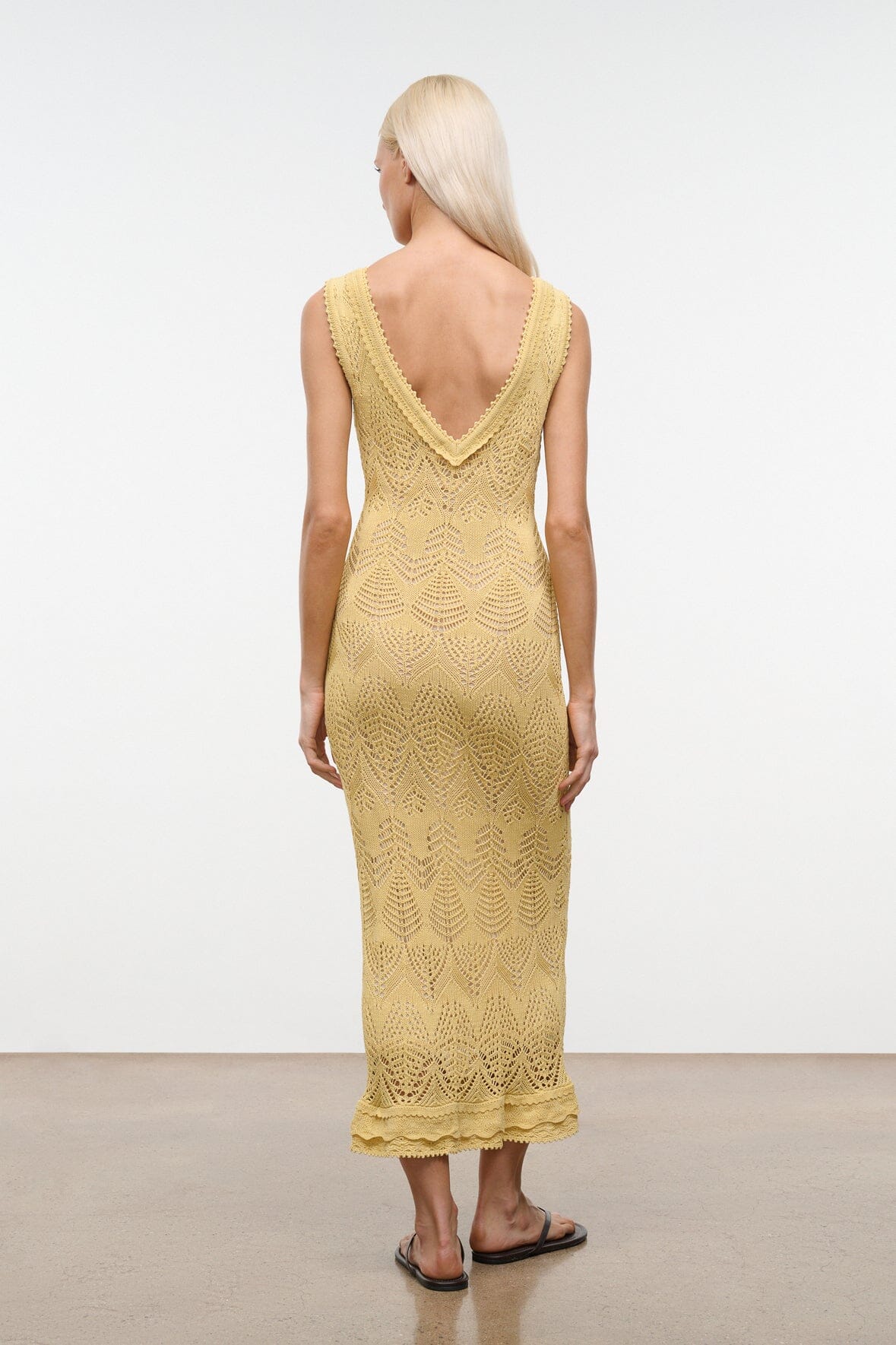 Roan Dress Butter | STAUD Everyday