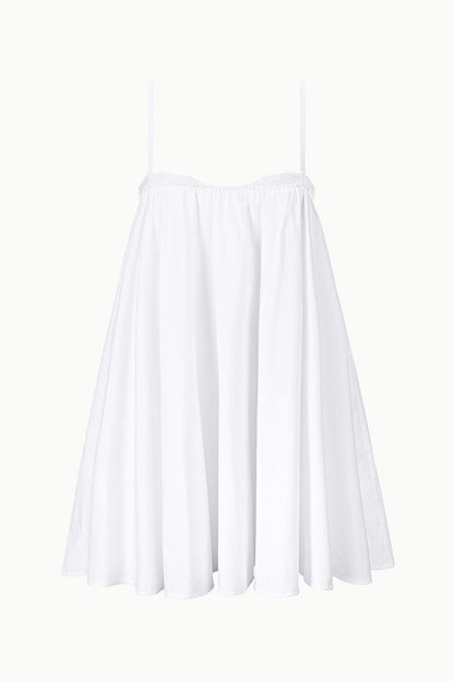 Cecily Mini Dress White Babydoll Dress | STAUD Value