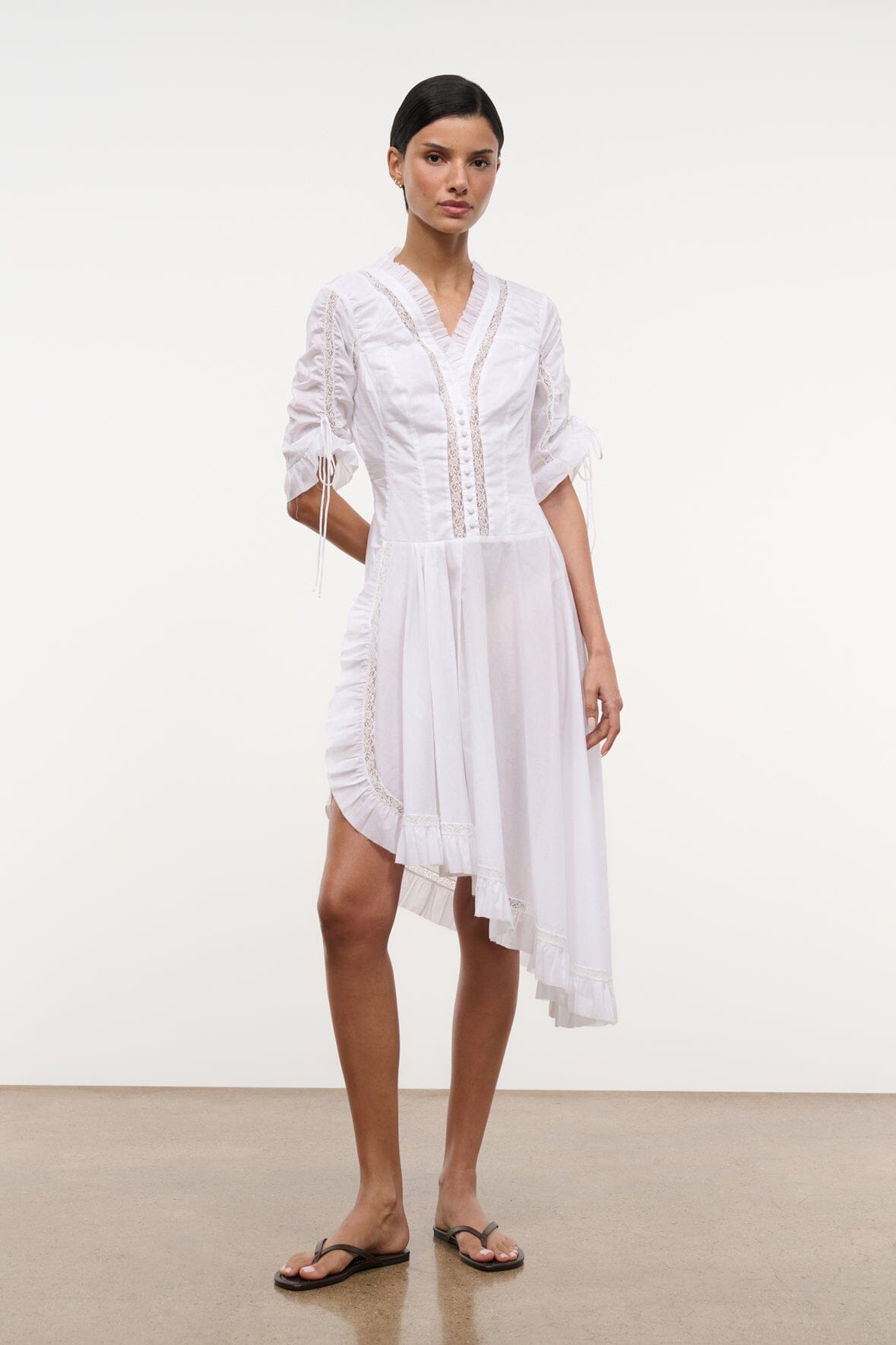 Paolina Dress Ivory | STAUD Featured