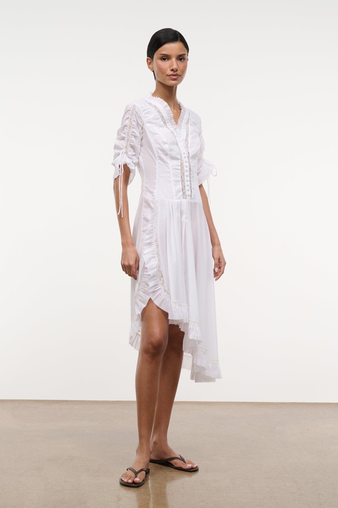 Paolina Dress Ivory | STAUD Featured