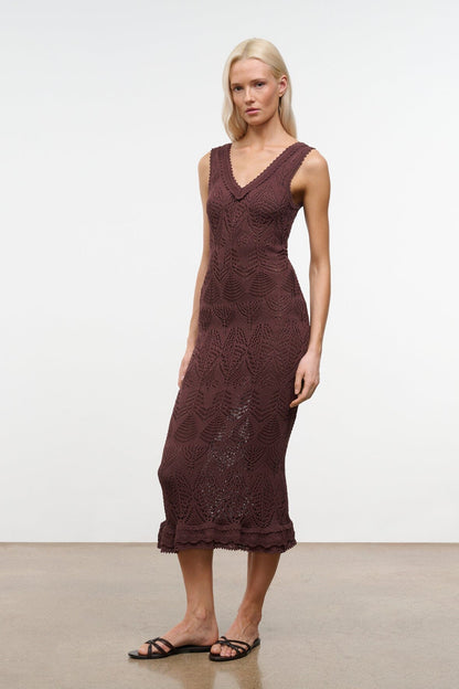 Roan Dress Root | STAUD Discount