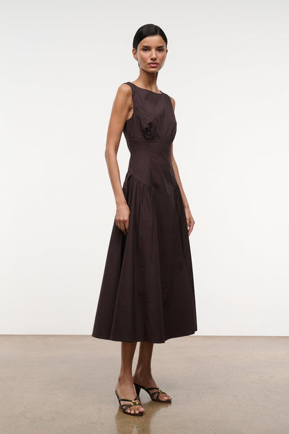 Gwen Dress Earth | STAUD Quality