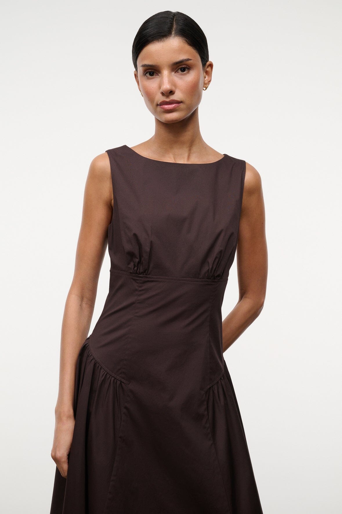 Gwen Dress Earth | STAUD Quality