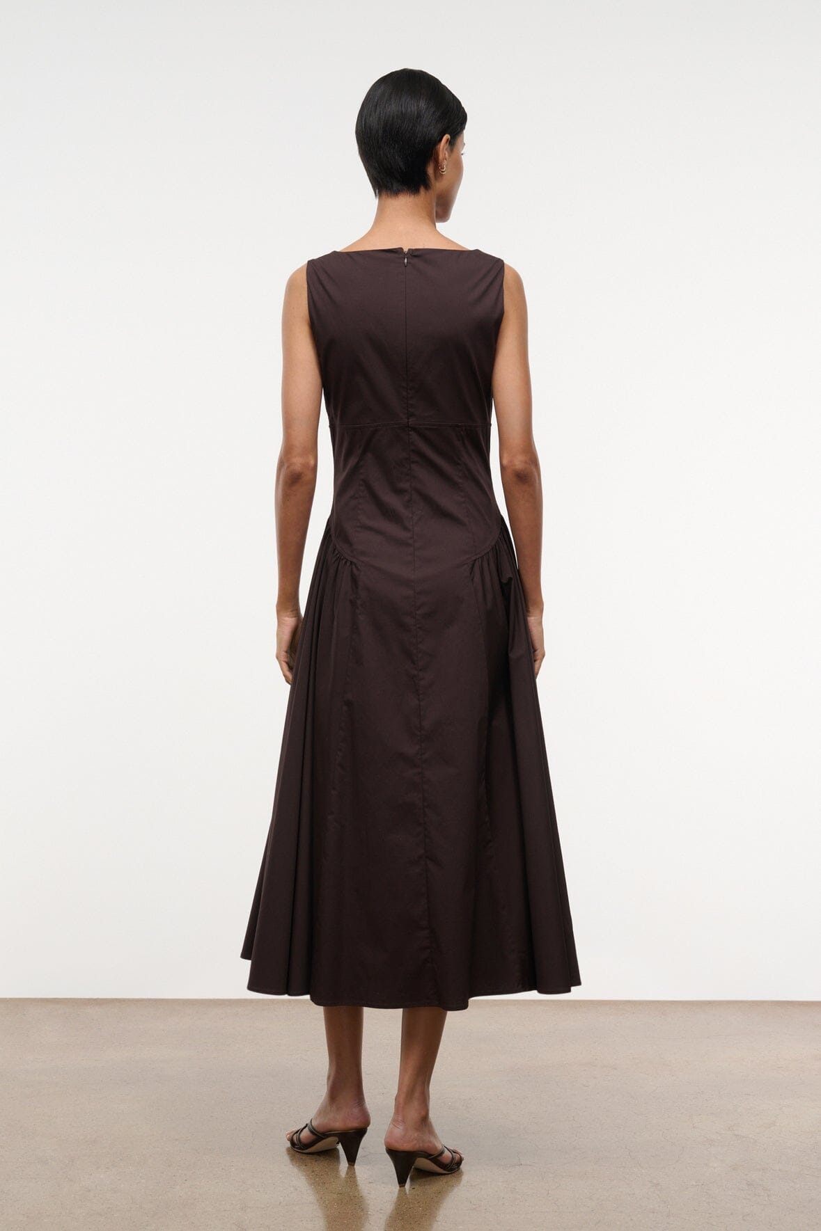 Gwen Dress Earth | STAUD Quality