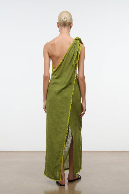 Kalia Dress Pesto | STAUD Best Price