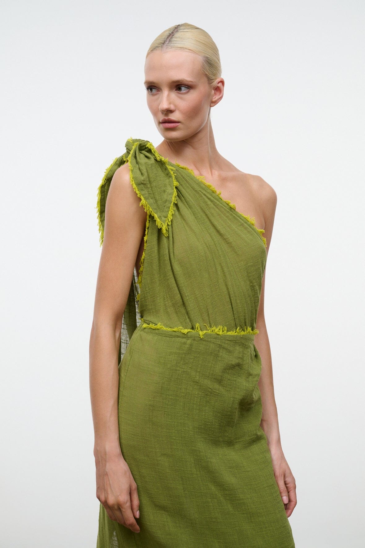Kalia Dress Pesto | STAUD Best Price