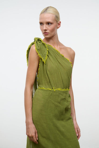 Kalia Dress Pesto | STAUD Best Price