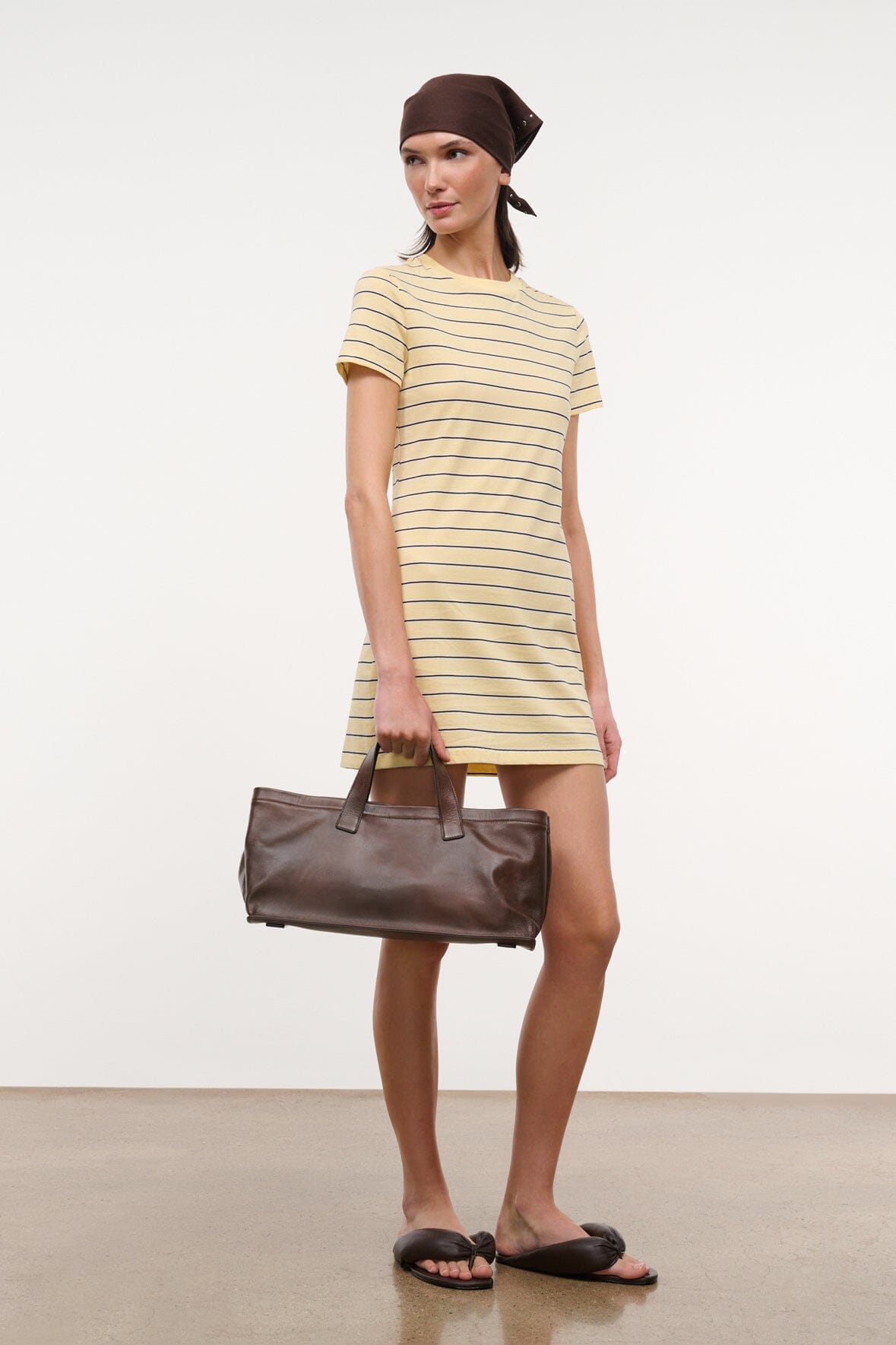 Wade Dress Monday Stripe | STAUD Latest