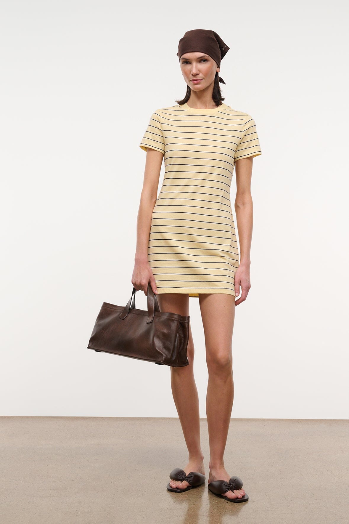 Wade Dress Monday Stripe | STAUD Latest