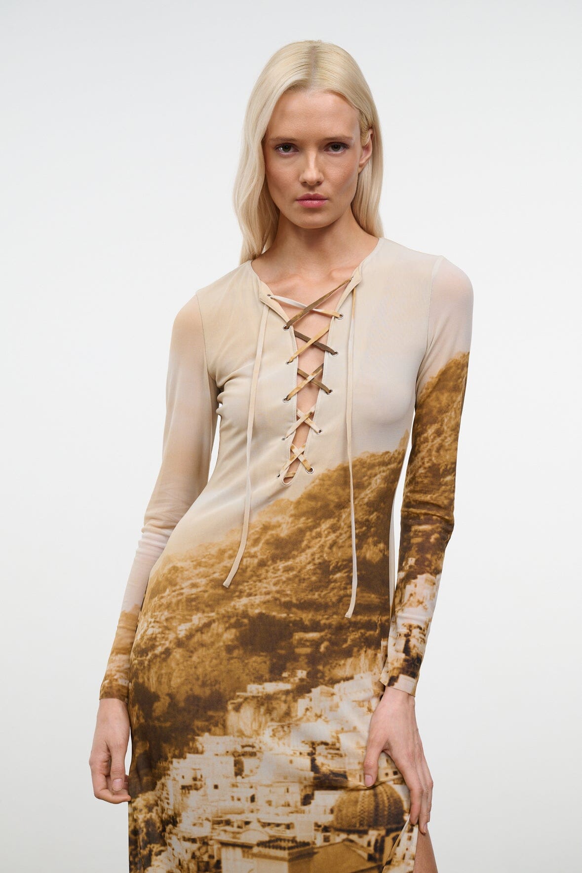 Reve Dress Cliffside | STAUD Signature