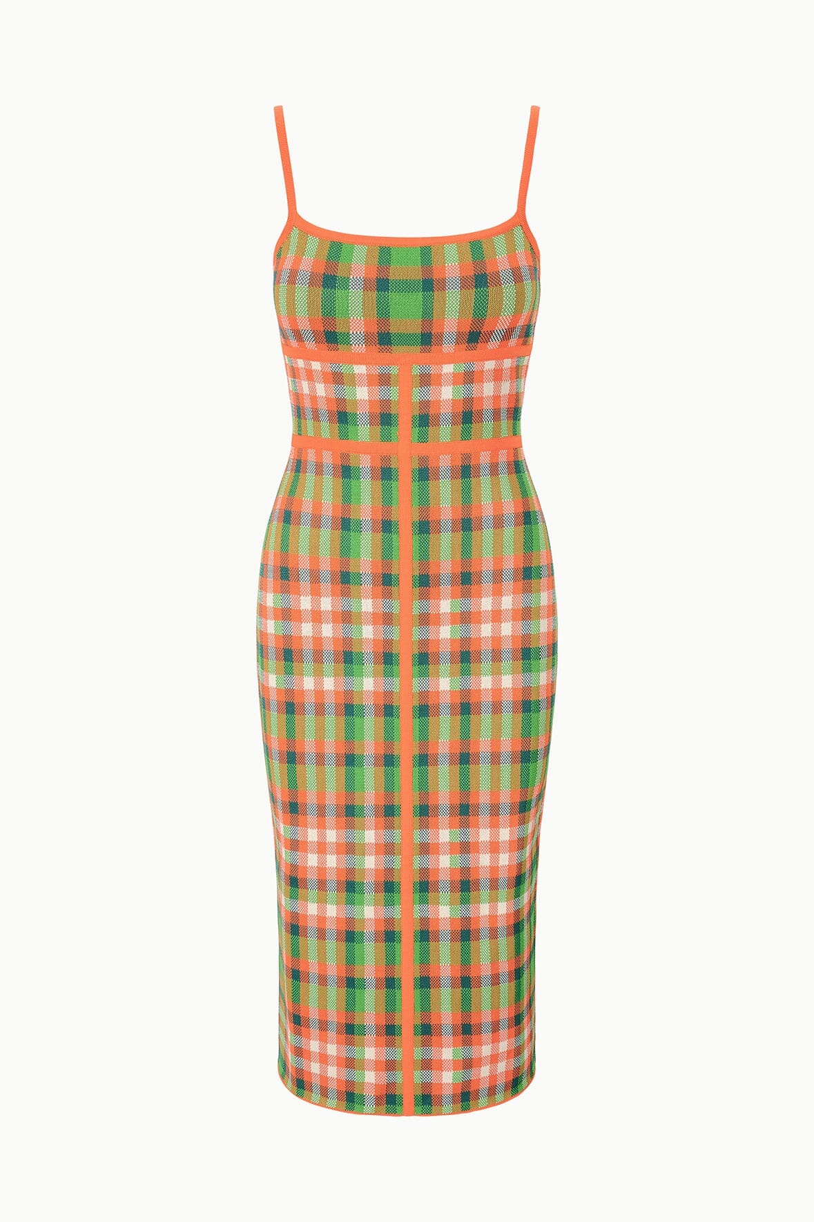 Lyra Dress Villa Plaid | STAUD Hot Sale