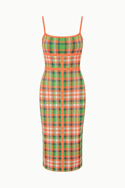 Lyra Dress Villa Plaid | STAUD Hot Sale