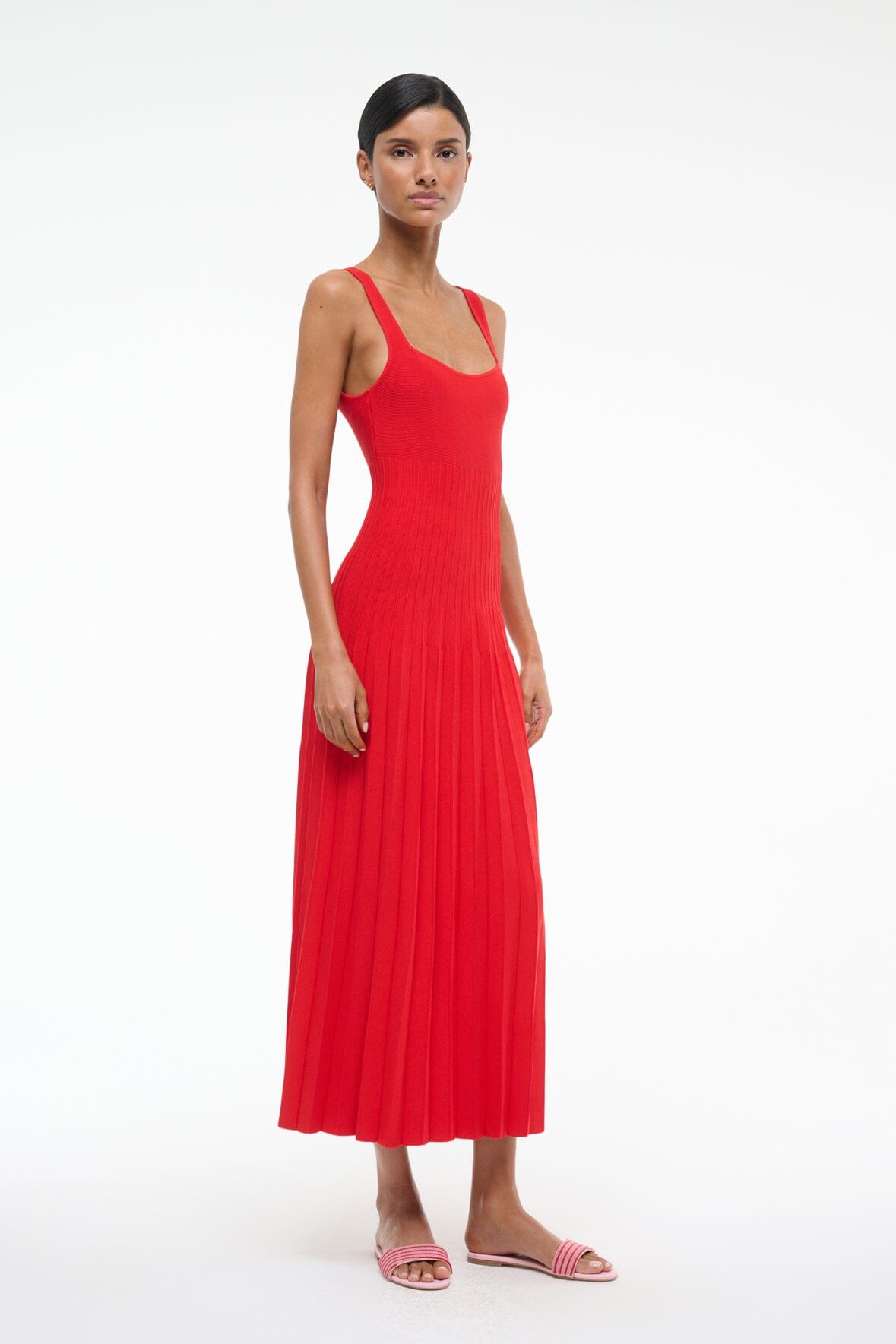 Ellison Dress Red Rose | STAUD Top Pick