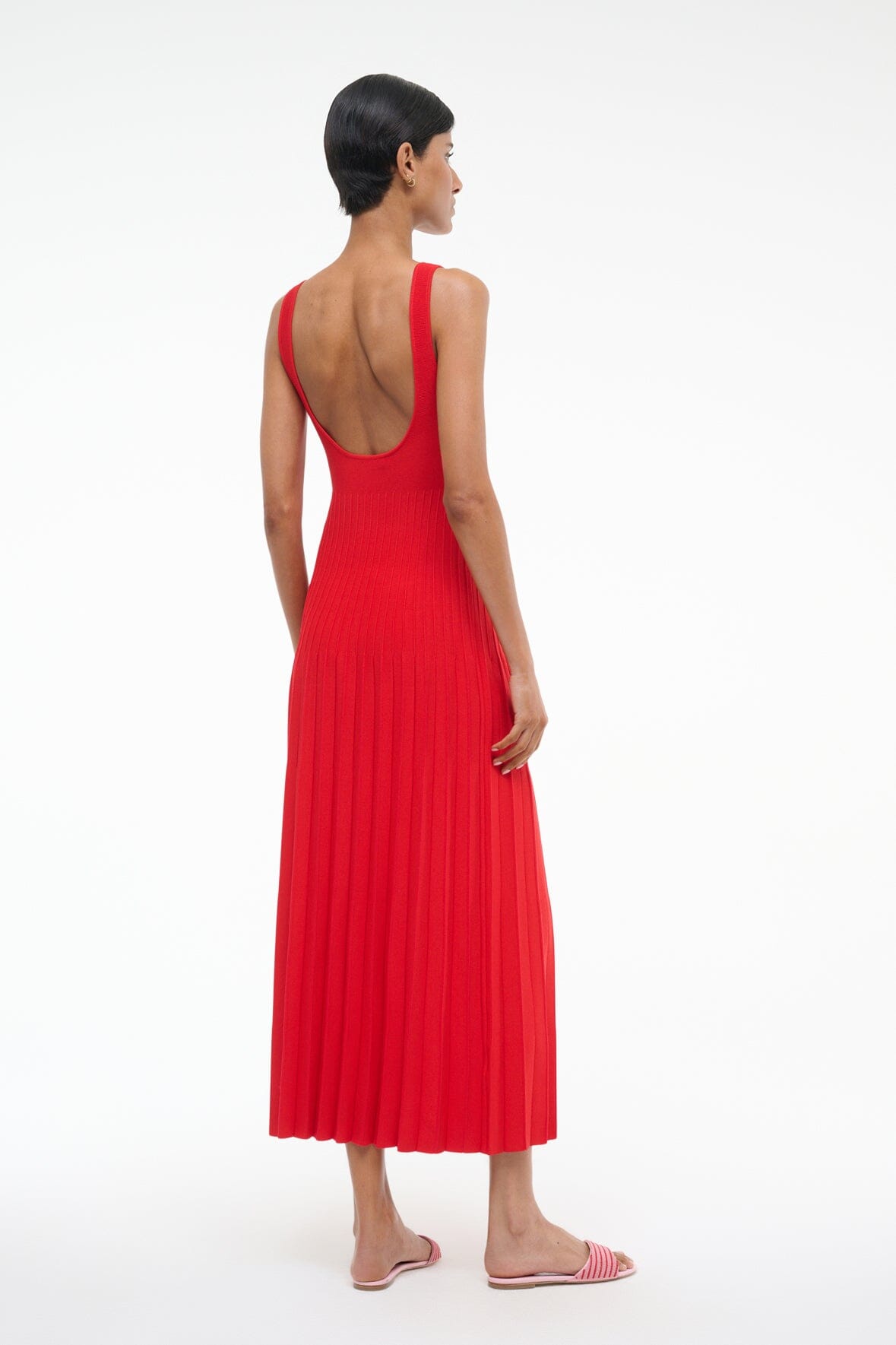 Ellison Dress Red Rose | STAUD Top Pick