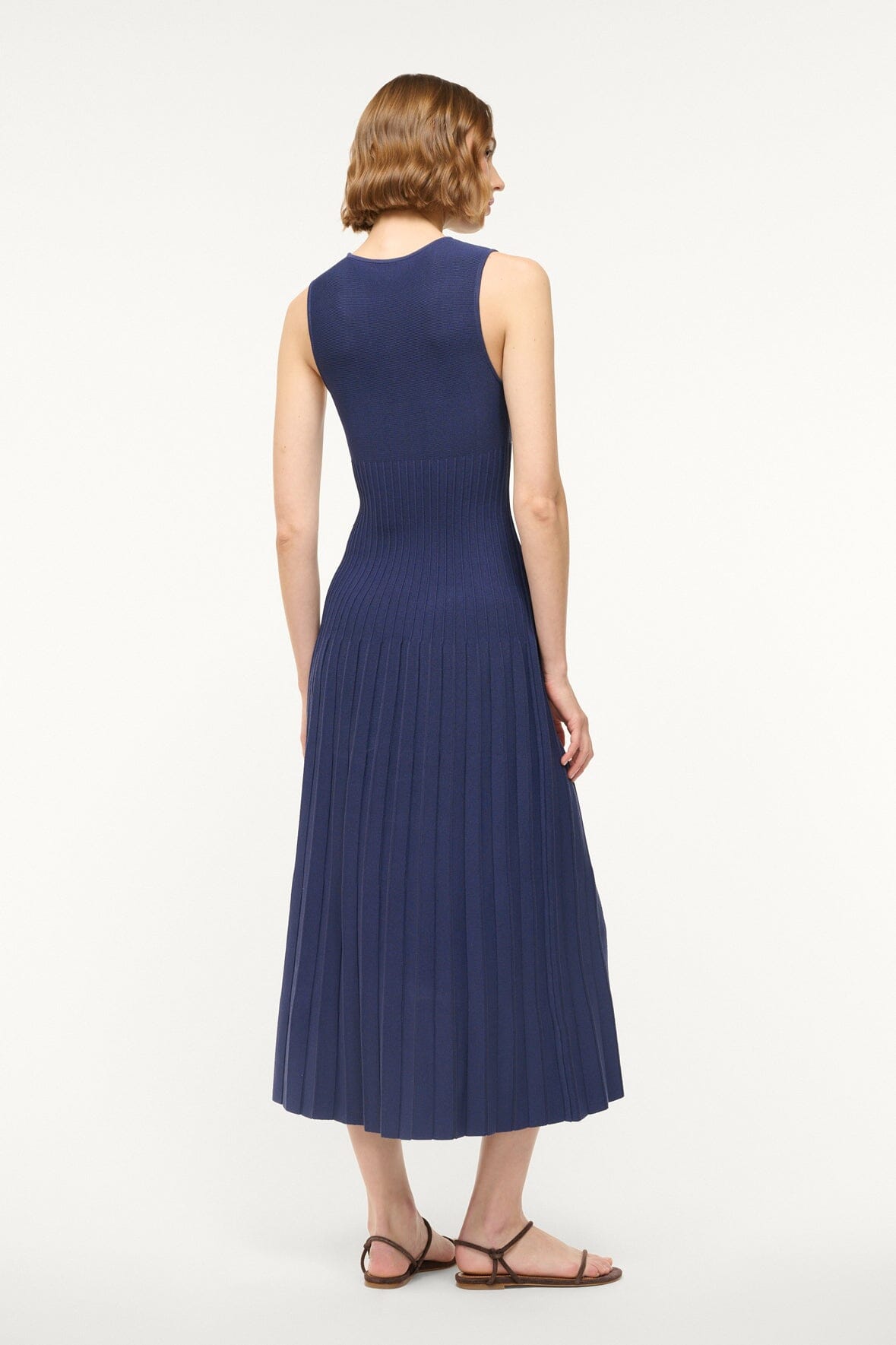 Elyse Dress Navy | STAUD Deals