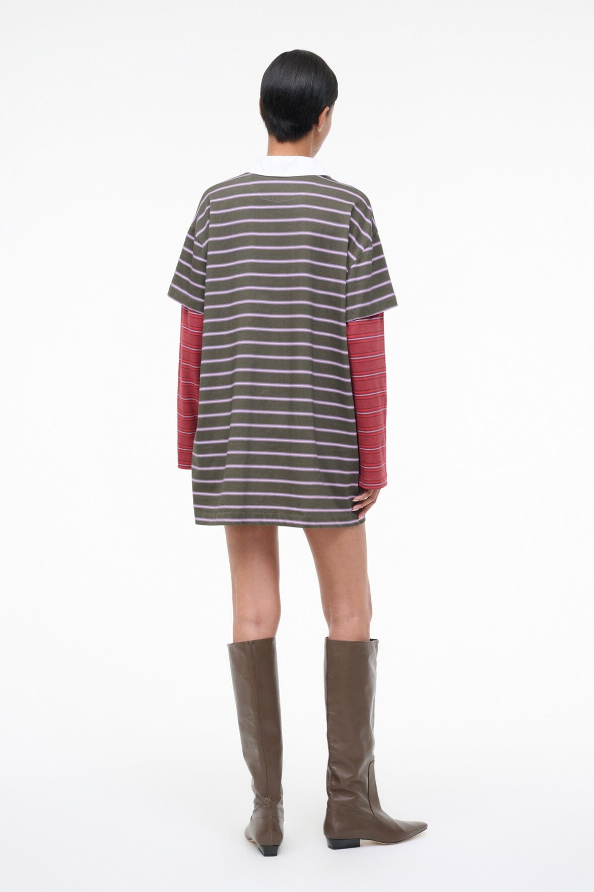Ivar Dress Spectrum Stripe Linus Stripe | STAUD Smart Buy