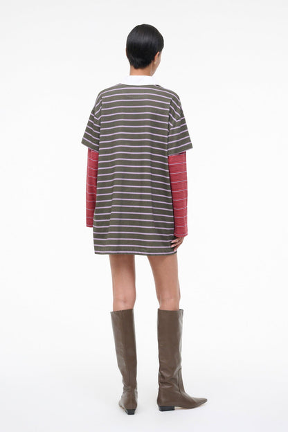 Ivar Dress Spectrum Stripe Linus Stripe | STAUD Smart Buy