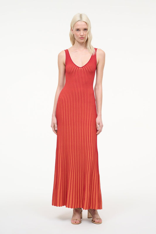 Claretta Dress Sunburst | STAUD Classic