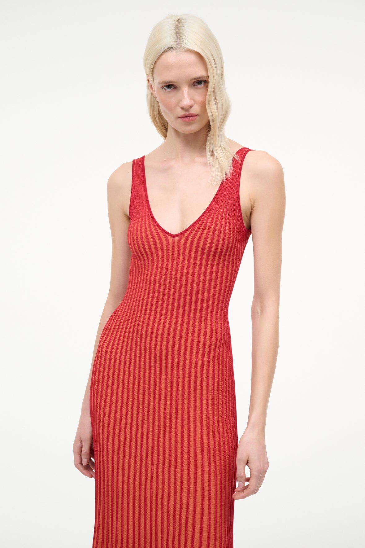 Claretta Dress Sunburst | STAUD Classic