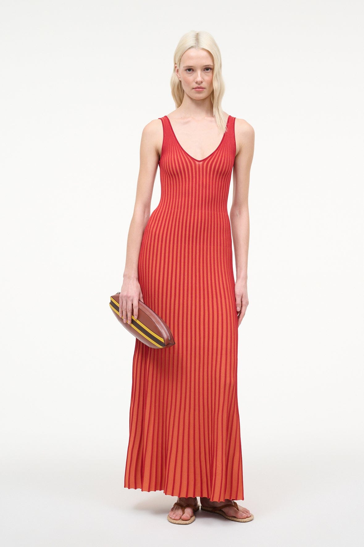 Claretta Dress Sunburst | STAUD Classic
